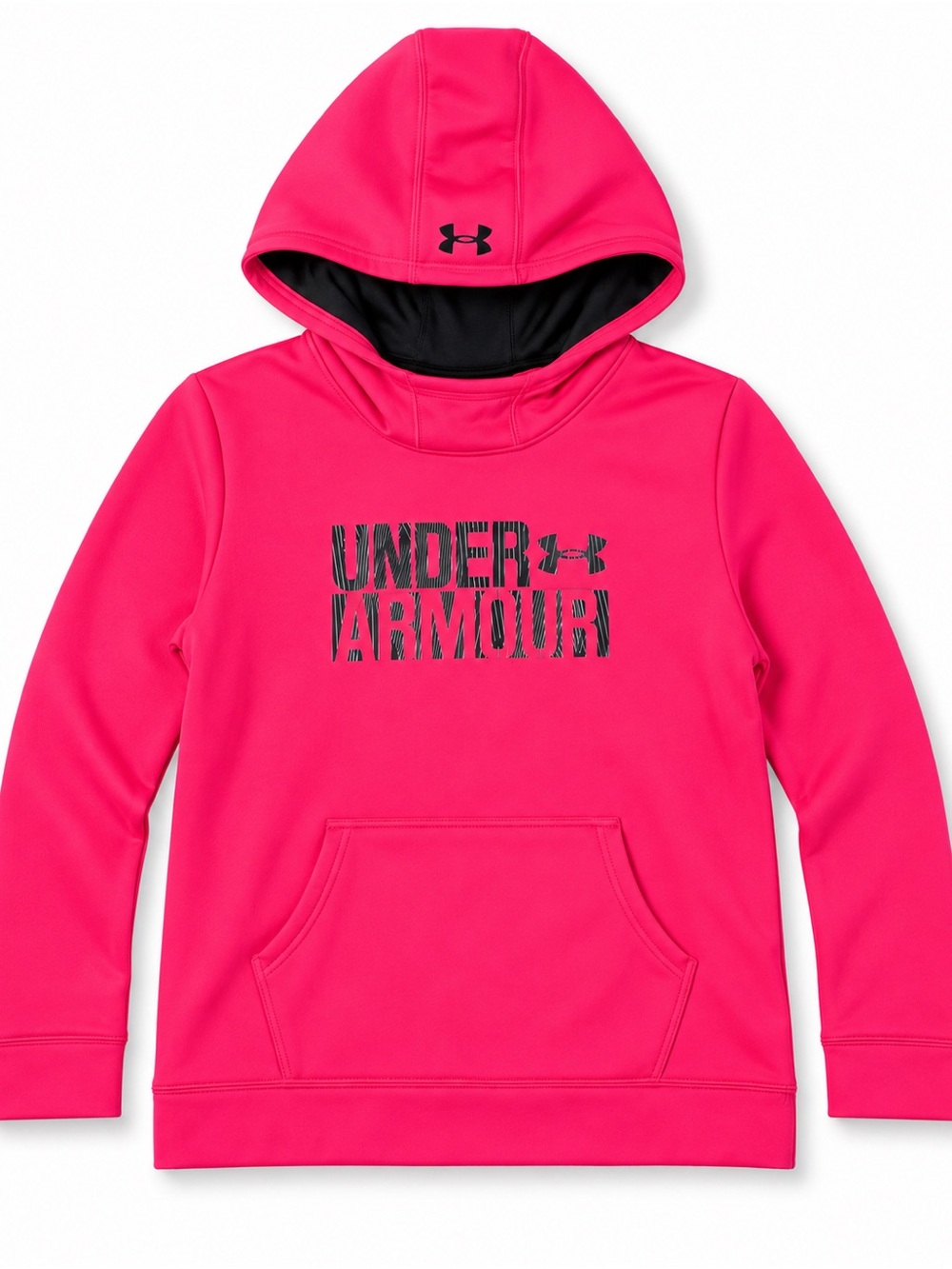 Under Armour Girls' Pink Hoodie Sweatshirt